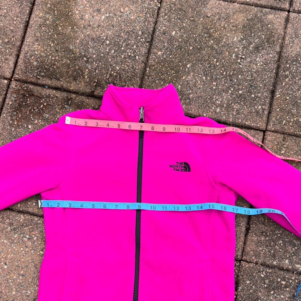 The North Face Girls Pink Full zip Jacket - Picture 7 of 10